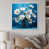 Cadre flottant blanc