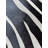 Zebra Print Cowhide Rug Horizontal Stripes
