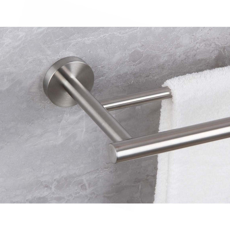 Porte-serviettes mural 23,6 po, Chrome brossé
