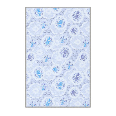 Soft Hall Carpet (2.6 x 4.9 ft), 100% Polyester, 0.3 in Pile Height | Antibacterial, Non-Slip Underside, 650 g/m² | Machine Washable, 3D Digital Print | Perfect for Living Room, Entryway & Bedroom Décor