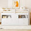 Lit mezzanine simple blanc avec 4 tiroirs, armoire et tablettes - Choix pratique pour améliorer la chambre à coucher-130079096