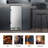 Velivi 127 Cans 3.1 Cubic Feet Built-In & Freestanding Beverage Refrigerator with Digital Control, Security Lock, and Blue LED Light