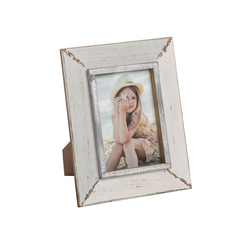 Acklin Wood Matte Picture Frame, 5" x 7", Gray