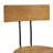 Oswalt Swivel Adjustable Height Counter Stool with Metal Frame