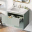 Meuble-lavabo mural moderne avec lavabo