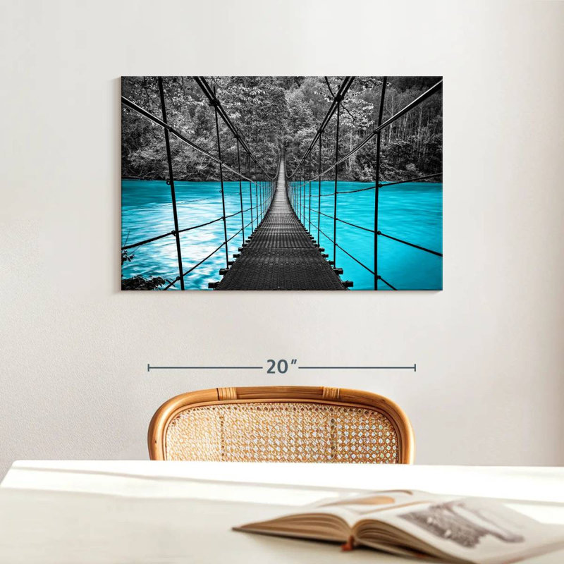 Suspension Bridge, reproduction sur toile, L 16 po x H 24 po