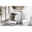 Ensemble de meuble-lavabo 30 po avec lavabo, armoire de salle de bain multifonctionnelle avec portes et tiroir, structure solide et panneau de fibres à densité moyenne-1428467021