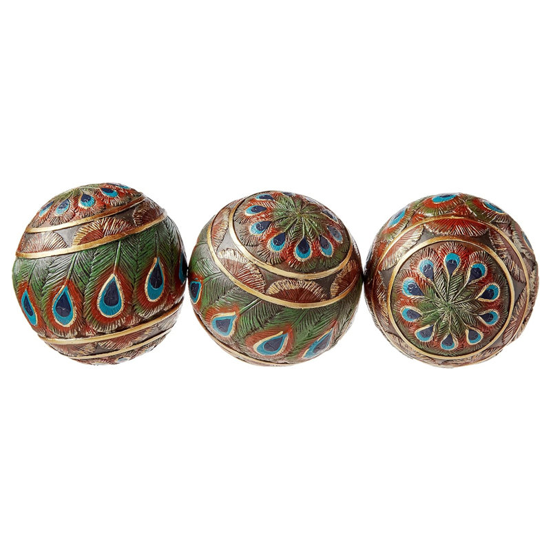 Boules décoratives Feathered Orbs