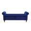 Banc de rangement bleu Sherpa