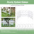 24.3'' H x 118'' W White Metal Fence Panels Included