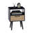 15.75" Rattan End Table With Drawer, Nightstand, Side Table For Living Roon-1388400401