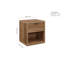 Alfie 1 Drawer Bedside Table