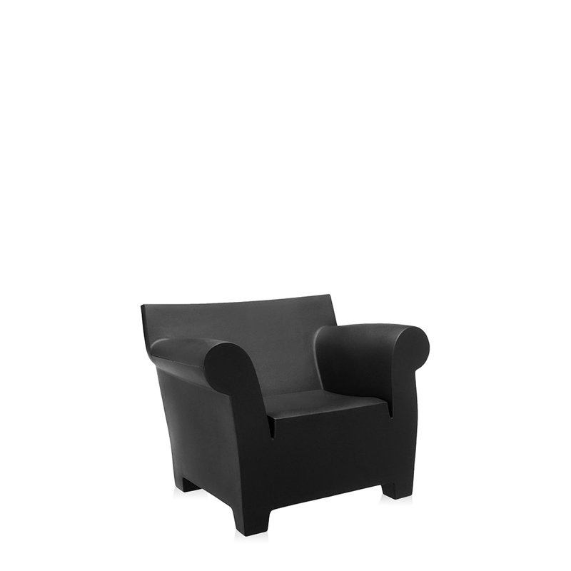 Bubble Club Outdoor Lounge Chair, Black