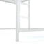 Lit mezzanine robuste en métal avec échelles et garde-corps faciles à monter, conception peu encombrante pour les enfants et les adolescents (sans matelas)-132915867-132915869