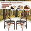 48cm H Foam Padding Upholstered Side Chair in Brown