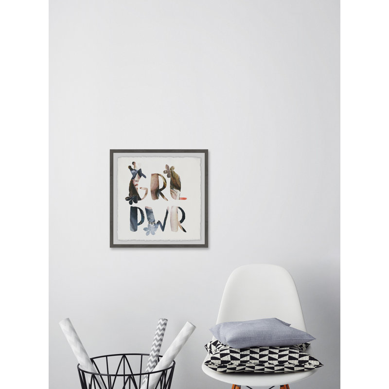 «Girl Power II», reproduction d'art encadrée, H 18 po x l 18 po x P 1,5 po