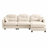 Modular Sectional L Shaped Couch With Ottoman, Premium Chenille Fabric,Tufted Cushion Backrest Design,Ergonomic Design-130958106