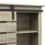 Armoire de rangement 31,89 "avec buffet et porte de grange coulissante, couloir, armoire d'appoint-285914374