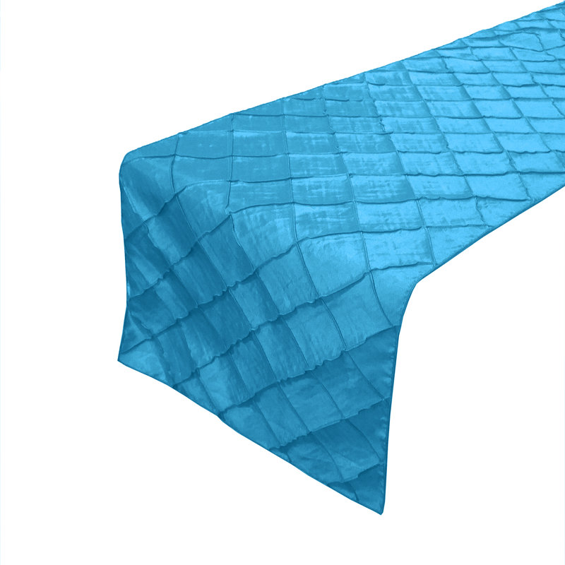 Solid Color Table Runner, 144" x 12", Turquoise