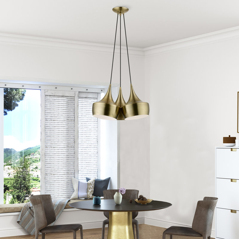 Chassiti 3 - Light Antique Brass Pendant