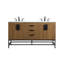 Ensemble de meuble-lavabo double 60 po Eugene-323889359