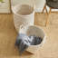 Ensemble de 2 paniers de rangement en rotin Qiana Whitewash