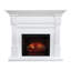 Modern Ember Augustine Mantel Package with 28" Electric Fireplace - Alexa & Google Asst Compatible-1864997512