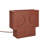 Alexes Eclipse Stoneware Table Lamp - Terracotta-125951660
