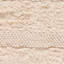 Tapis beige / gris en laine tissé à plat à la main Powell-63729344