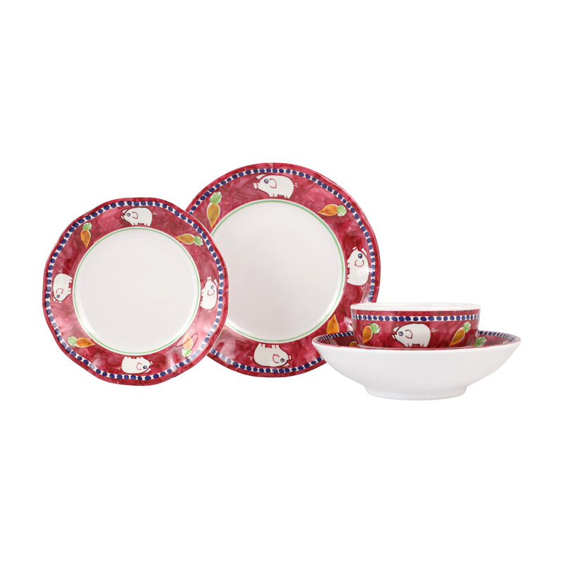 Melamine Campagna Handmade Melamine Dinnerware Set