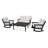 Vineyard 4-Piece Deep Seating Rocking Chair Set-126619416-126619417