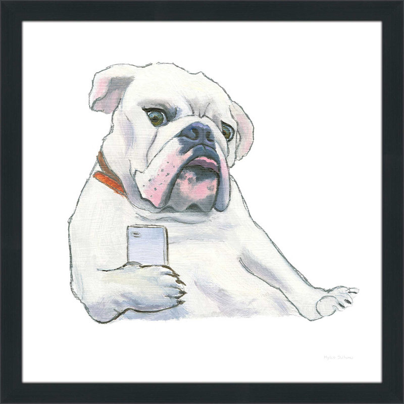 «The Boy IV», reproduction sur toile, H 25,5 po x l 25,5 po x P 1 po, Cadre espresso