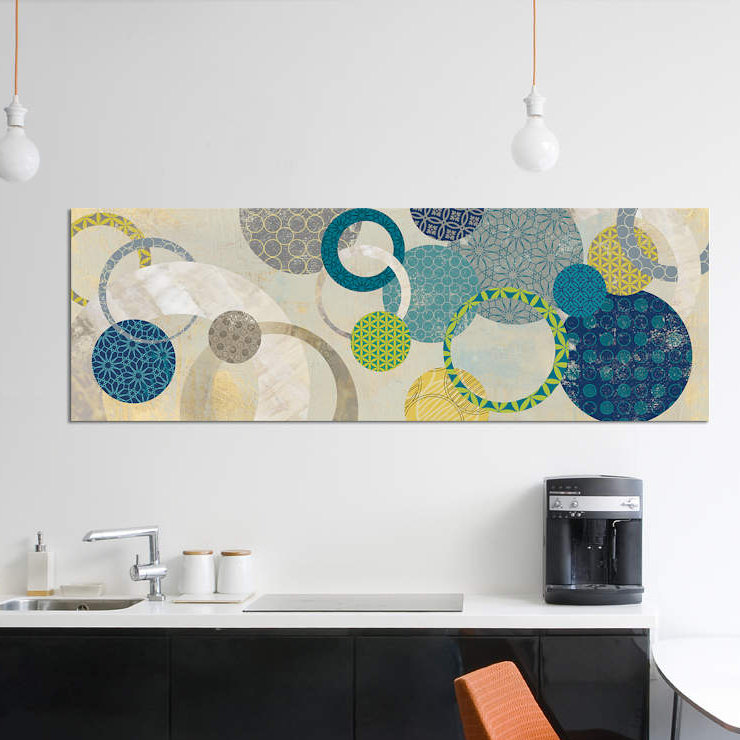 «Around We Go», impression sur toile tendue, H 20 po x l 60 po x P 1,5 po, Toile tendue