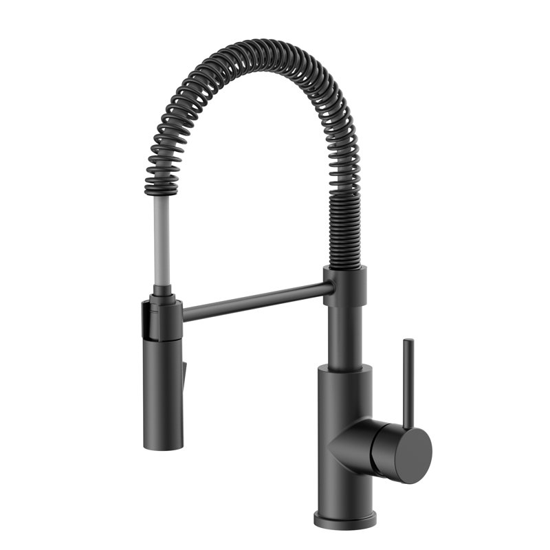 Vetta Pull Out Kitchen Faucet, Matte Black