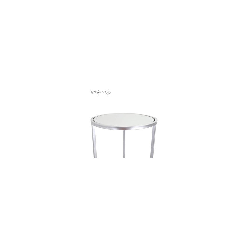 Tables gigognes de 21,75 po de hauteur, Argent