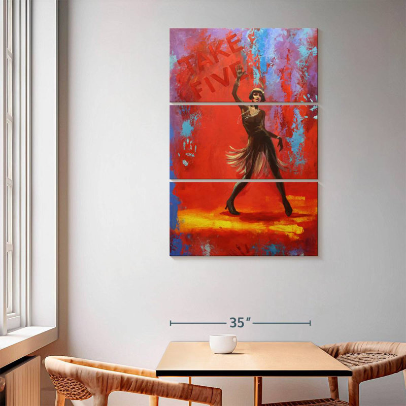 Enn Dancer, 65" H x 42" W
