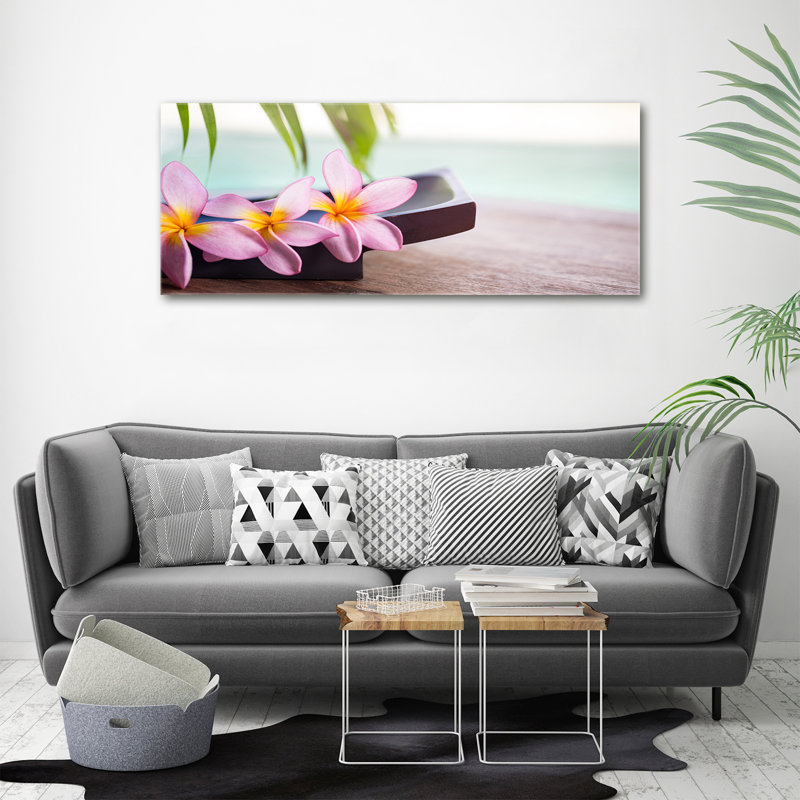 Plumeria - Wrapped Canvas Print, Canvas, 50cm H x 125cm W