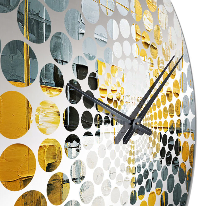 Annegie - Horloge murale peinture abstraite, Petit