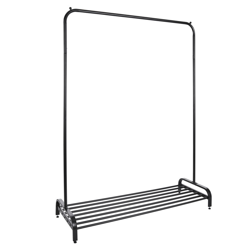 Bouffard 120cm Wide Clothes Rack, Black