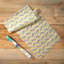 Smidge Beeswax Cut-to-Size Food Wrap Roll, 90cm x 37cm, Wave Print