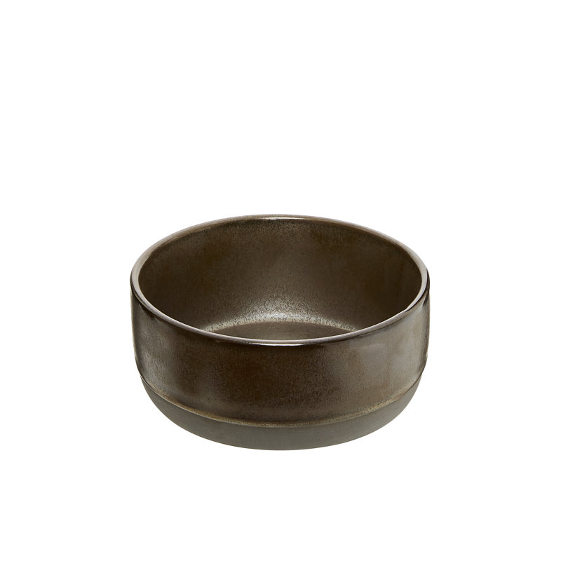 Borkholder Soup Bowl, Metallic Brown