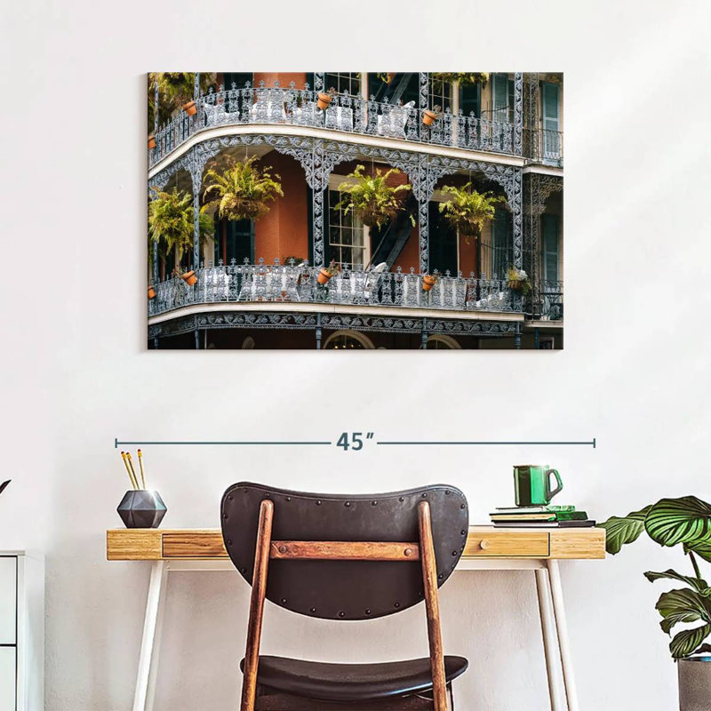 Balcons French Quarter, H 26 po x l 39 po