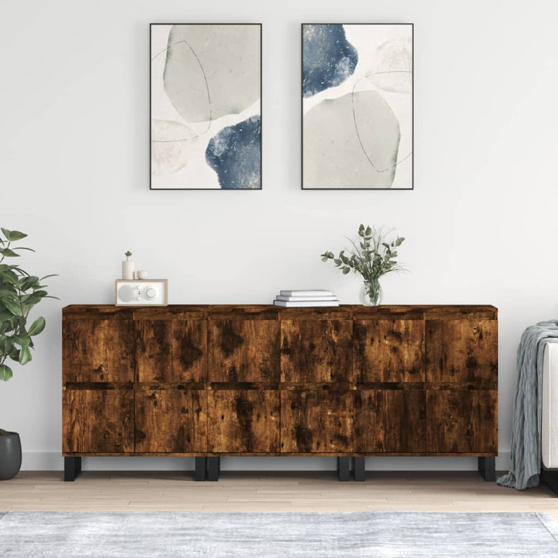 Neleigh 180cm Sideboard, Smoked Oak