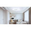 Ventilateur de plafond encastré blanc 20 po avec lumière, profil bas, application et télécommande, moteur à courant continu silencieux à 6 vitesses, DEL à intensité variable pour la chambre à coucher-295176452-295176451-290089828