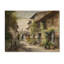 Village méditerranéen, rue IX, impression sur bois-653347374