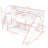 2 Drawers Bunk Bed with Storage Stairs, Slide and Shelves-2001035197-2001035194