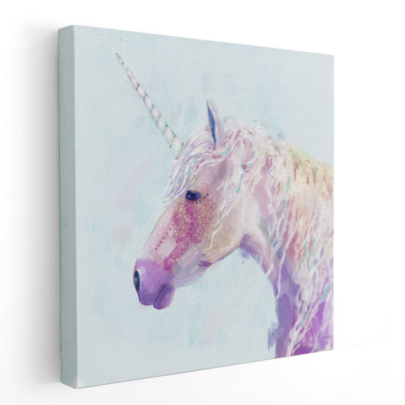 Mystic Unicorn II - reproduction d'art sur toile, H 12 po x l 12 po