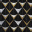 Carreau de mosaïque murale en marbre poli et laiton poli 8,3 po x 11,65 po Larvotto (0,67 pi2 / feuille)-51028912