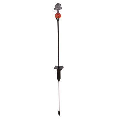 Sapelo Matte Black Solar Powered Integrated LED Metal Pathway Light