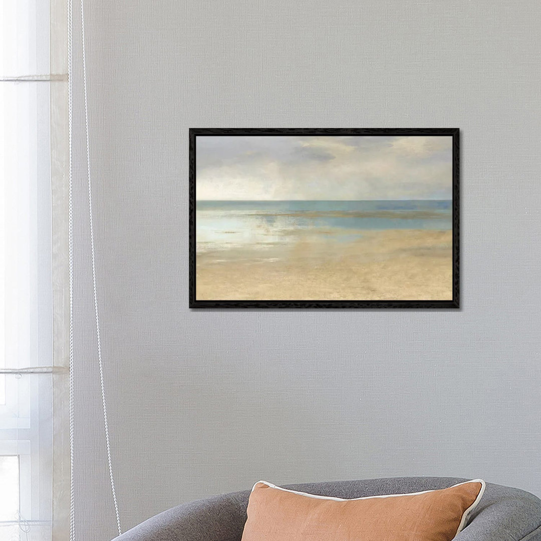 Gerahmtes Leinwandbild Pastel Seascape I von Christy McKee in Beige